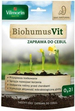 BiohumusVit SadzVit Eko Zaprawa do cebul Vilmorin Rolnictwo ekologiczne 0,2 L