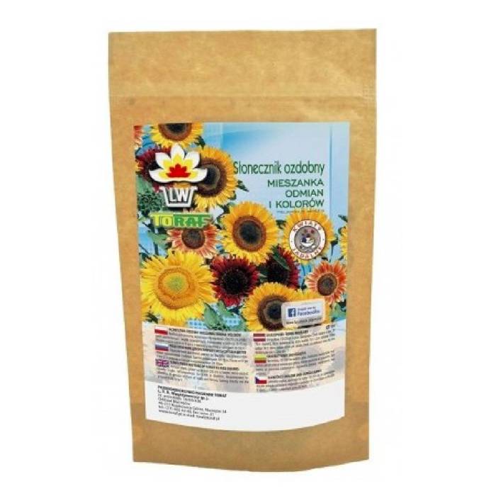 Słonecznik ozd. jednopędowy mix  Helianthus annuus L. 100 g 